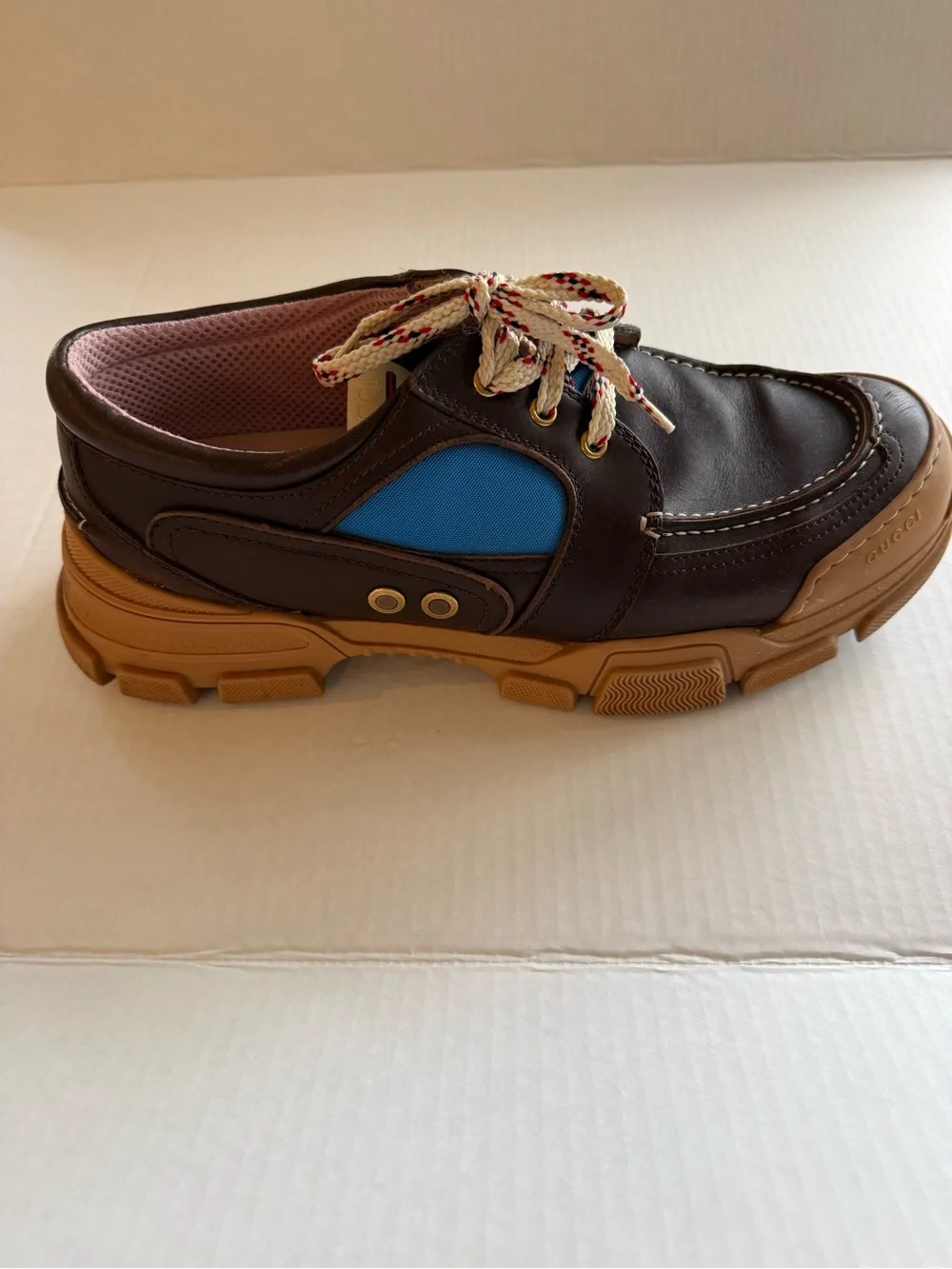 Gucci Boatreck Men's Lug Sole Shoe - Picture 3 of 9